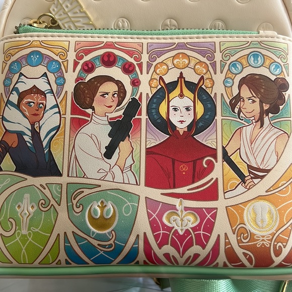 Ladies of the Rebellion Star Wars Loungefly EUC - Picture 2 of 8